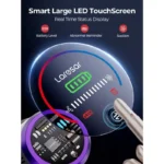 Laresar Aspirapolvere senza Fili V8 – 500 W/48 KPa, Autonomia 60 Min, Touch Screen - immagine 5