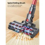 Laresar Aspirapolvere senza Fili V8 – 500 W/48 KPa, Autonomia 60 Min, Touch Screen - immagine 4