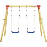 Set di Altalene in Legno per Giardino 230x130x166 cm, Modello vidaXL 48875 in Pino - immagine 5